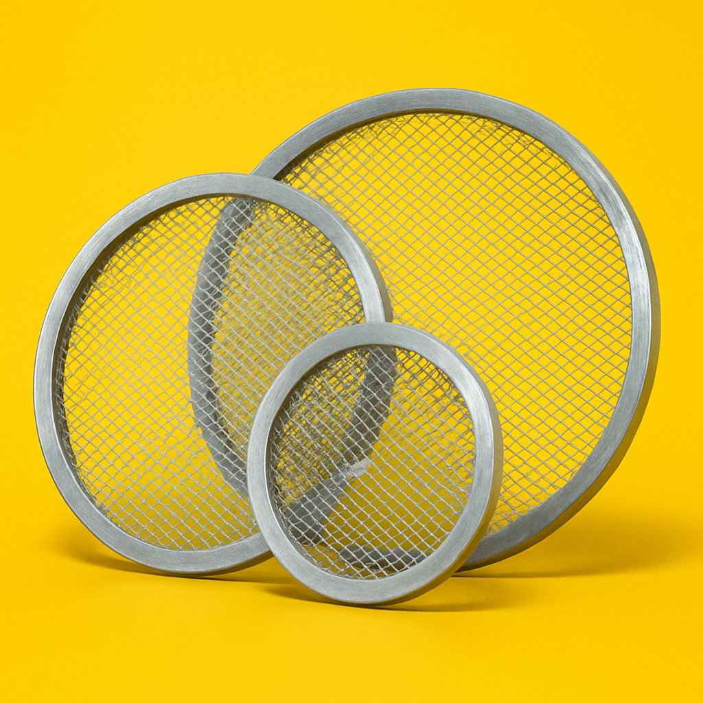 STAINLESS STEEL  PIZZA SCREEN 6  INCH (1 PC)