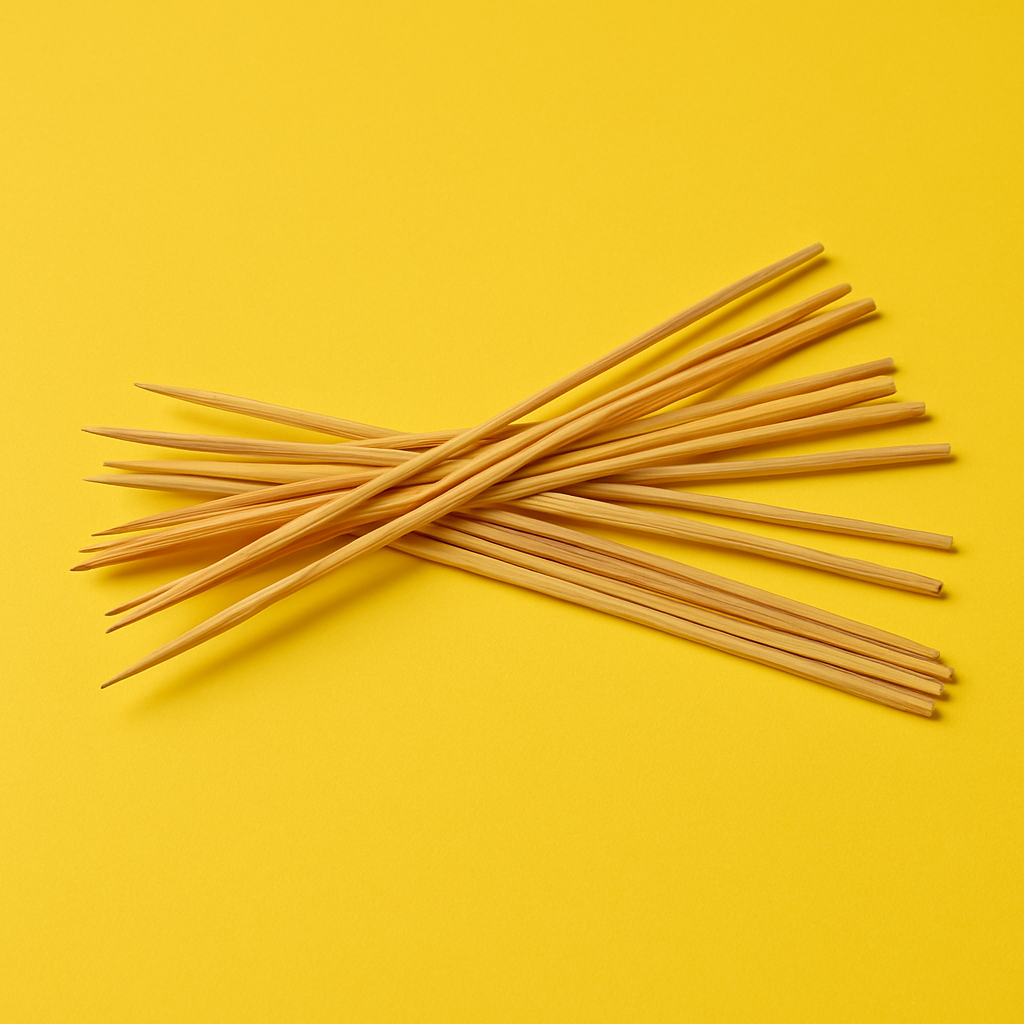 WOODEN BAMBOO  SKIEVER 12 INCH (1  PACK)