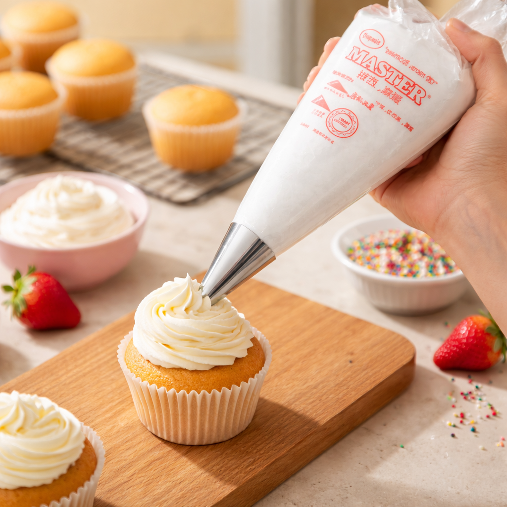 ICING BAG OR  PIPNG BAG MEDIUM  SIZE (100 PCS)