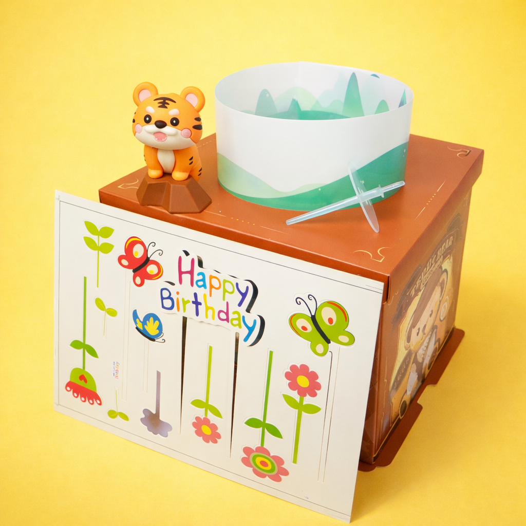 CUTE JUNGLE  TIGER BIRTHDAY