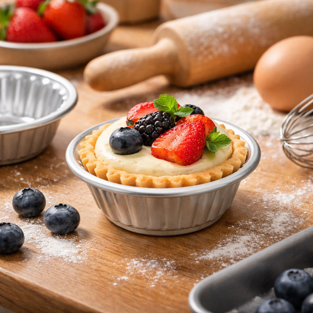 STAINLESS STEEL  JELLY MOULD  UPPER DIA - 10 CM  LOWER DIA - 6 CM  HEIGHT - 4 CM (1  PC)