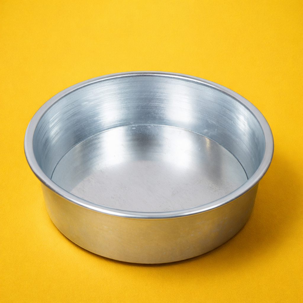 STAINLESS STEEL  ROUND SHAPE  CAKE MOULD 6*2  INCH (1 PC)