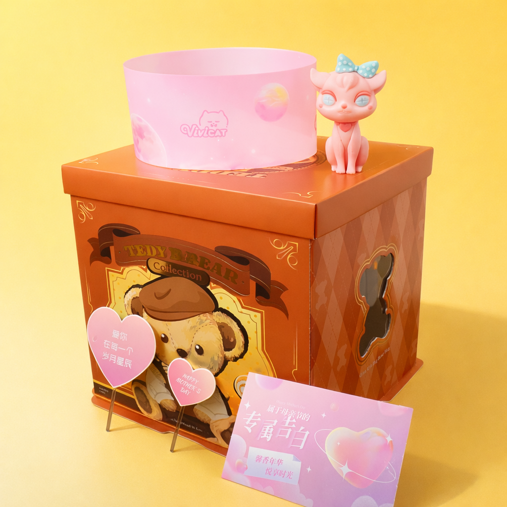 PINK KITTY  MOTHER'S DAY  LOVE