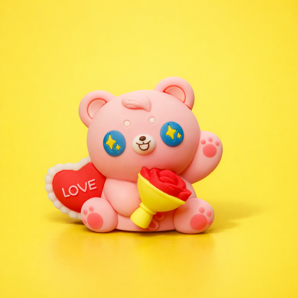 THE VALENTINE  BEAR CAKE