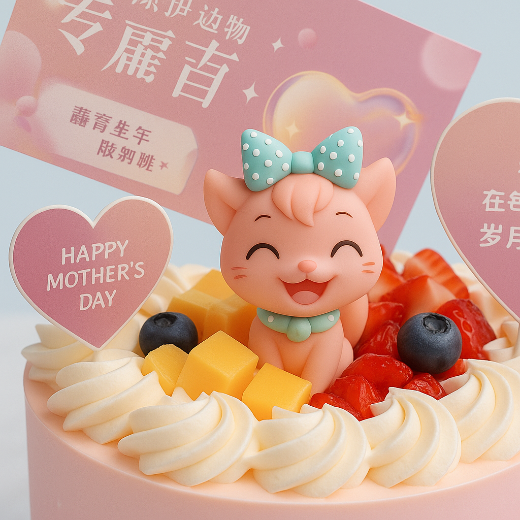 Pink Kitty Mother’s Day Love (25320)
