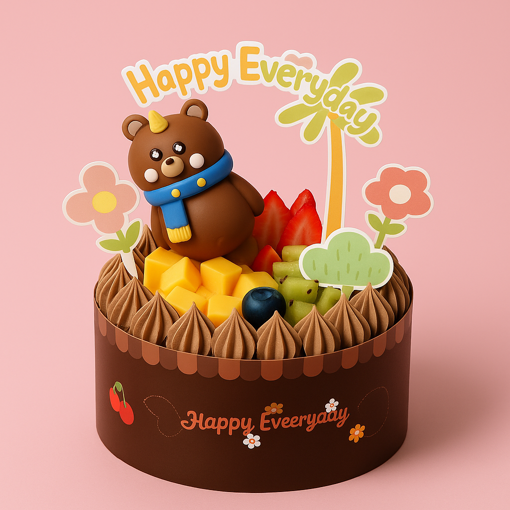 Happy Everyday Chocolate Bear( 25457)