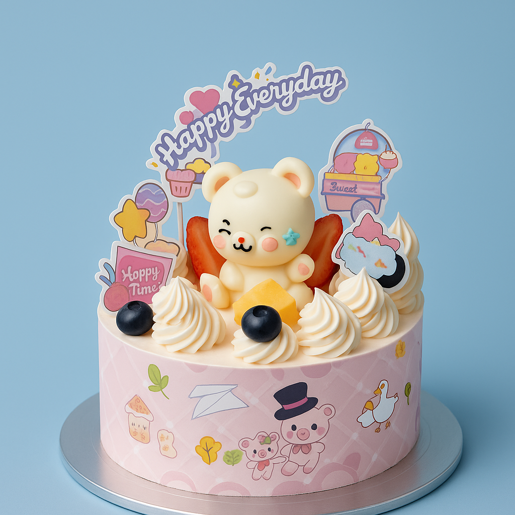 Happy Everyday Cute Bear (25062)