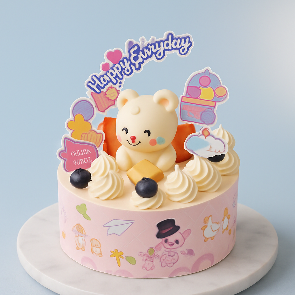 Happy Everyday Cute Bear (25062)