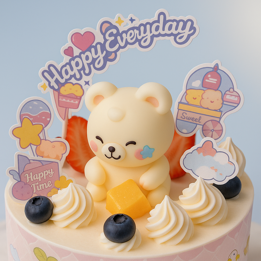 Happy Everyday Cute Bear (25062)