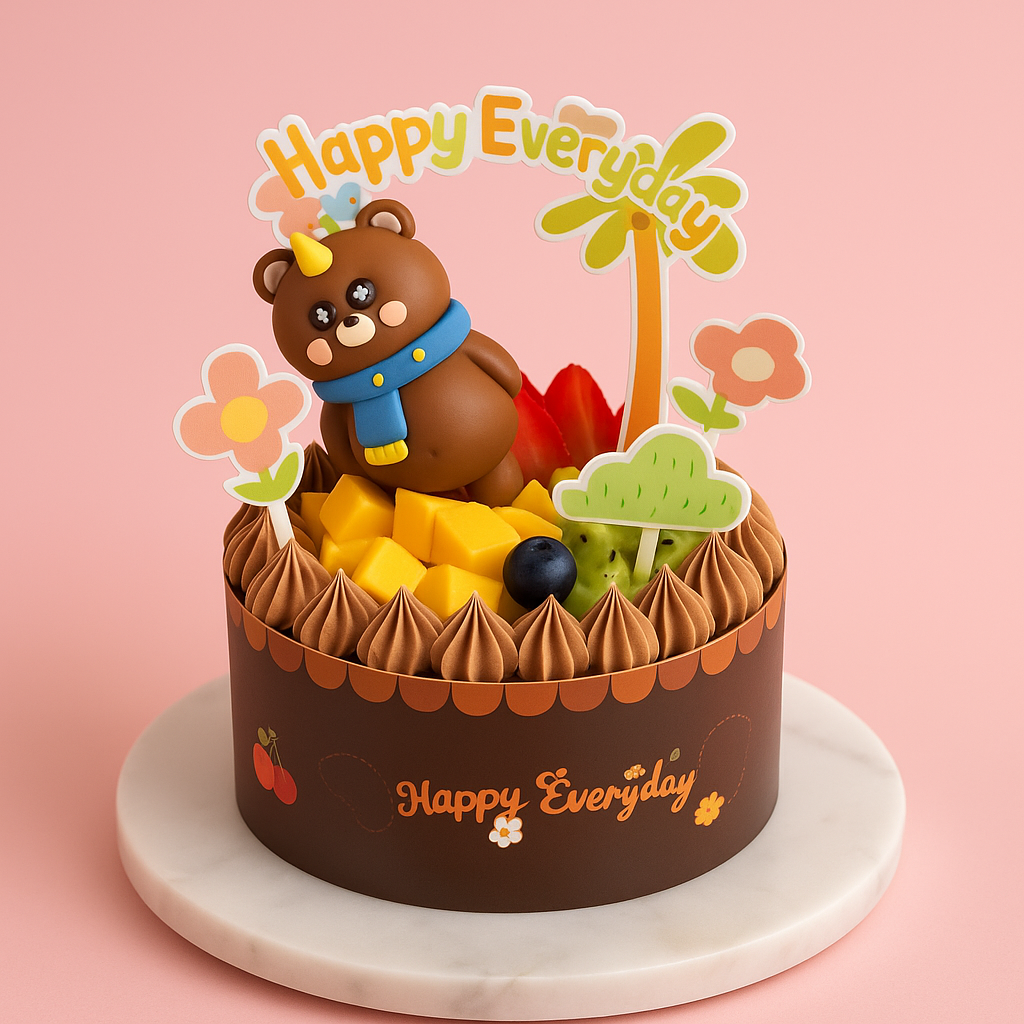 Happy Everyday Chocolate Bear( 25457)