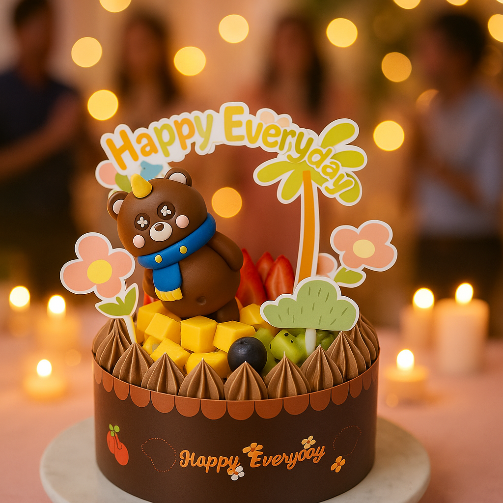 Happy Everyday Chocolate Bear( 25457)
