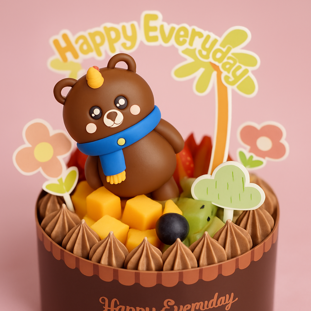 Happy Everyday Chocolate Bear( 25457)
