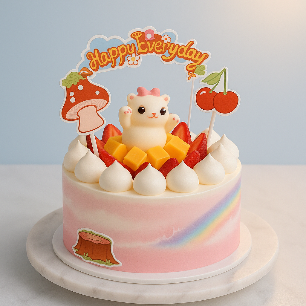 Happy Everyday Rainbow Bear (25341)