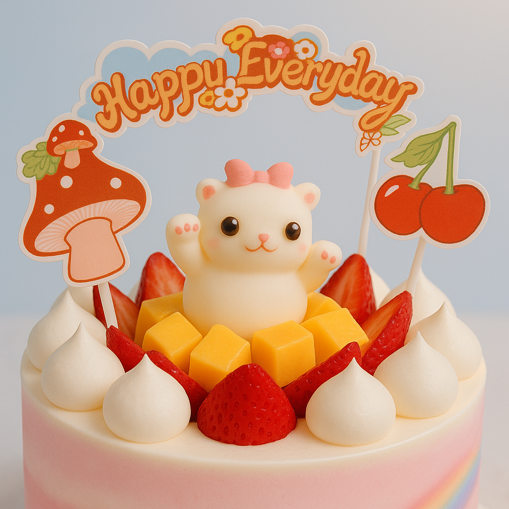 Happy Everyday Rainbow Bear (25341)