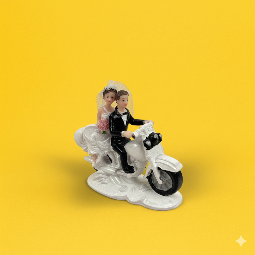 CAKE TOY STATUE JUST MARRIED COUPLE PHOTOSHOOT 1 PC