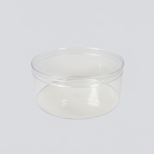 ACRYLIC STORAGE CONTAINER  ROUND SHAPE 12*5.3 CM